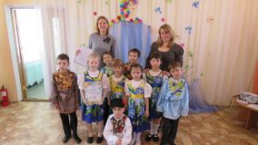 группа "Дельфинчики" на музыкальном фестивале "Солнечные лучики" в МДОУ № 90 (март 2019г.)